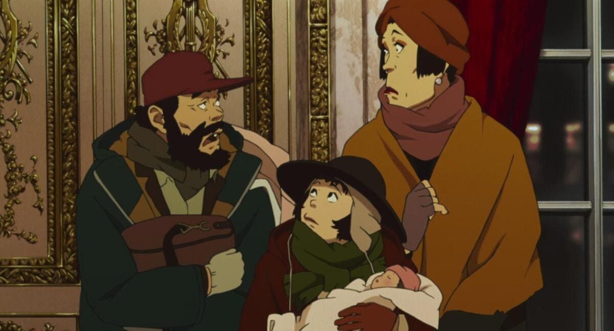 „Tokijo krikštatėviai“ (Tokyo Godfathers, 2003)